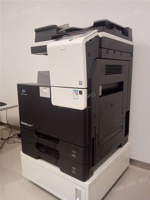 科頤辦公給廣州謀財務公司成功安裝的柯尼卡美能達C226復印機