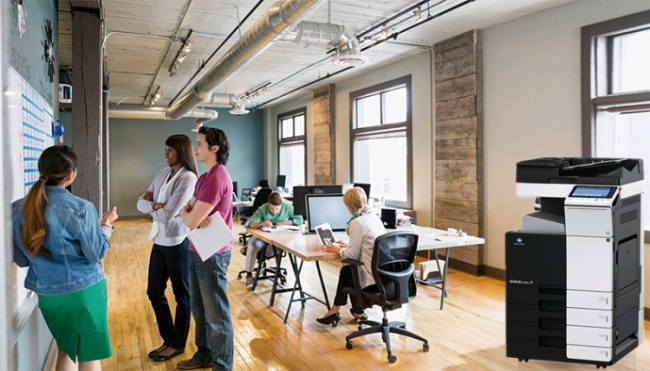 慶祝和承信息給服裝企業(yè)成功安裝柯尼卡美能達(dá)C284e彩色復(fù)印機(jī)