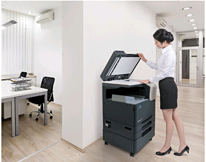  柯尼卡美能達復印機功能多，質量也不錯，尤其是印品質量很好。