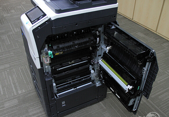 柯尼卡美能達C266機身側面取卡紙區域-科頤辦公